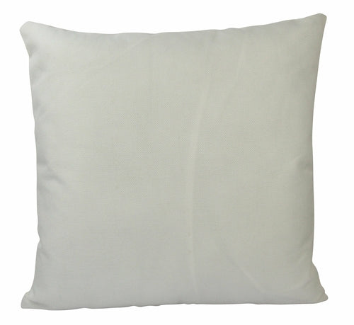 Black Poodle decorative pillow with a vivid photo on an off-white cotton blend background.