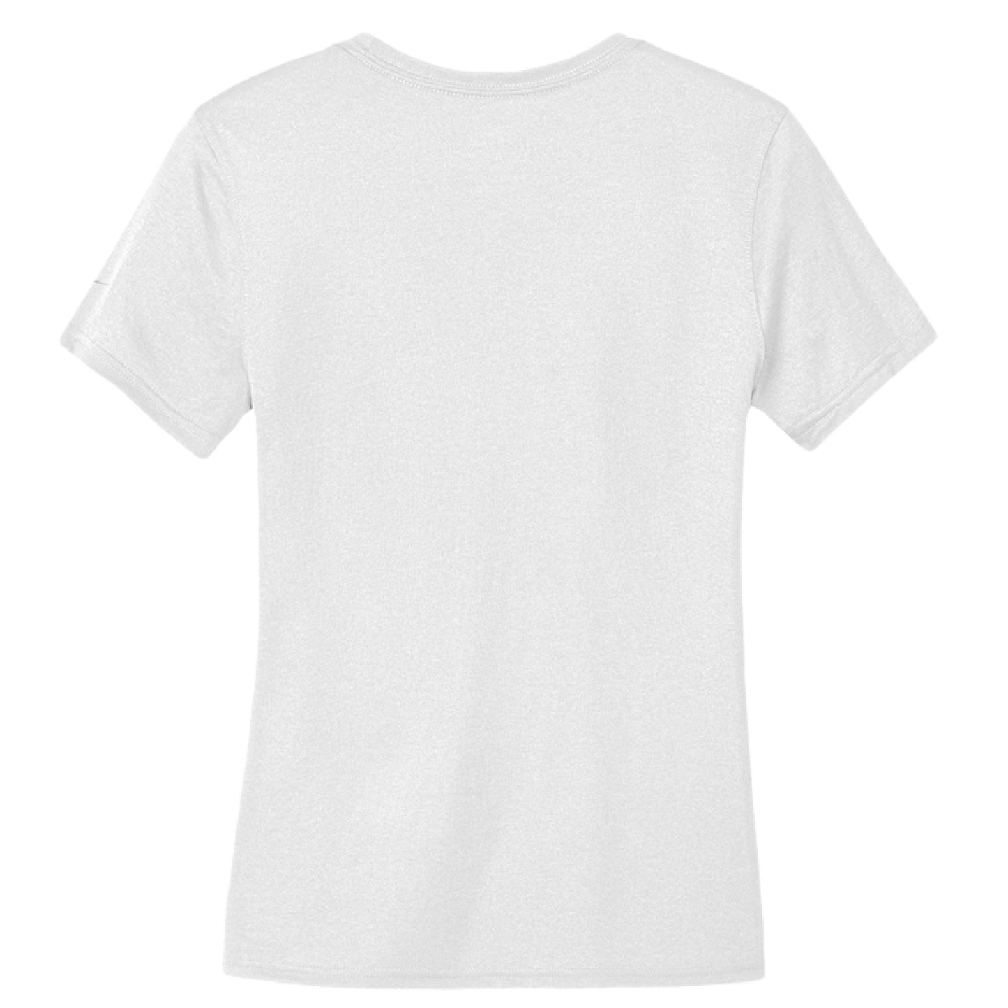 Women's powder blue Nike Dri-FIT Legend Tee with Ole Miss design.