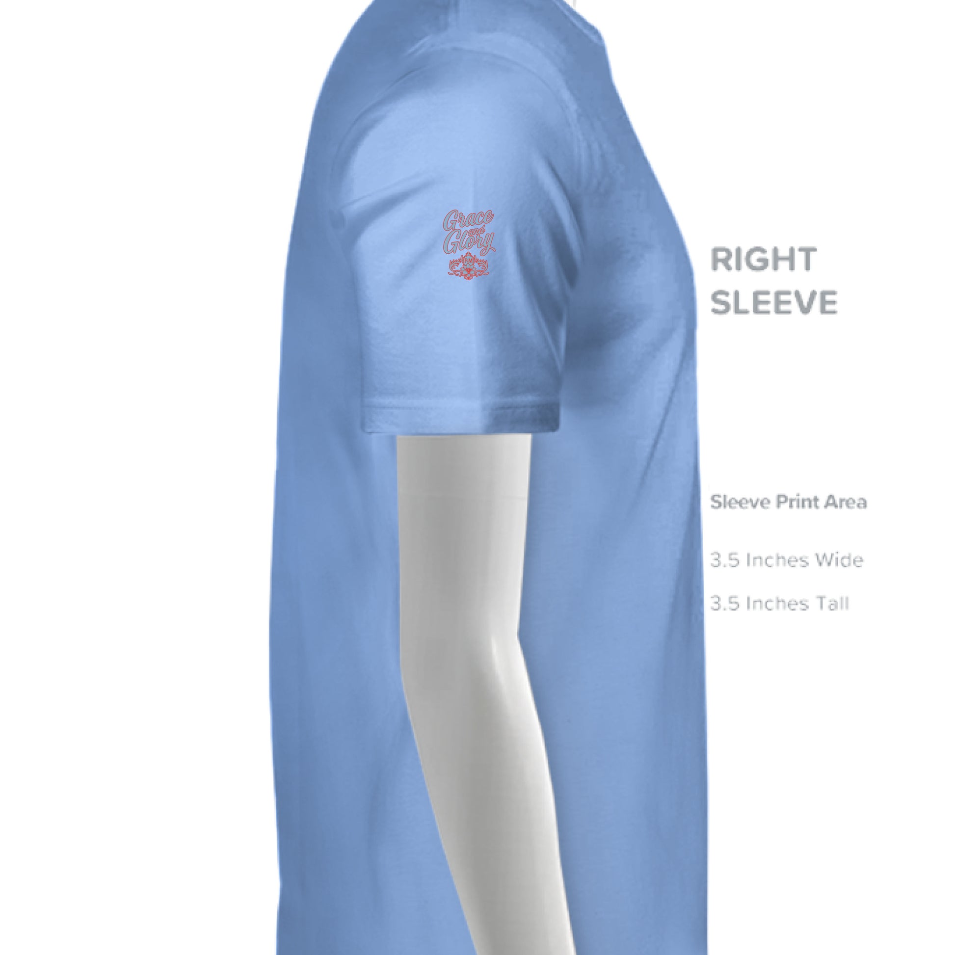 Powder blue Nike women's Dri-FIT Legend Tee with red Ole Miss logo on right sleeve.