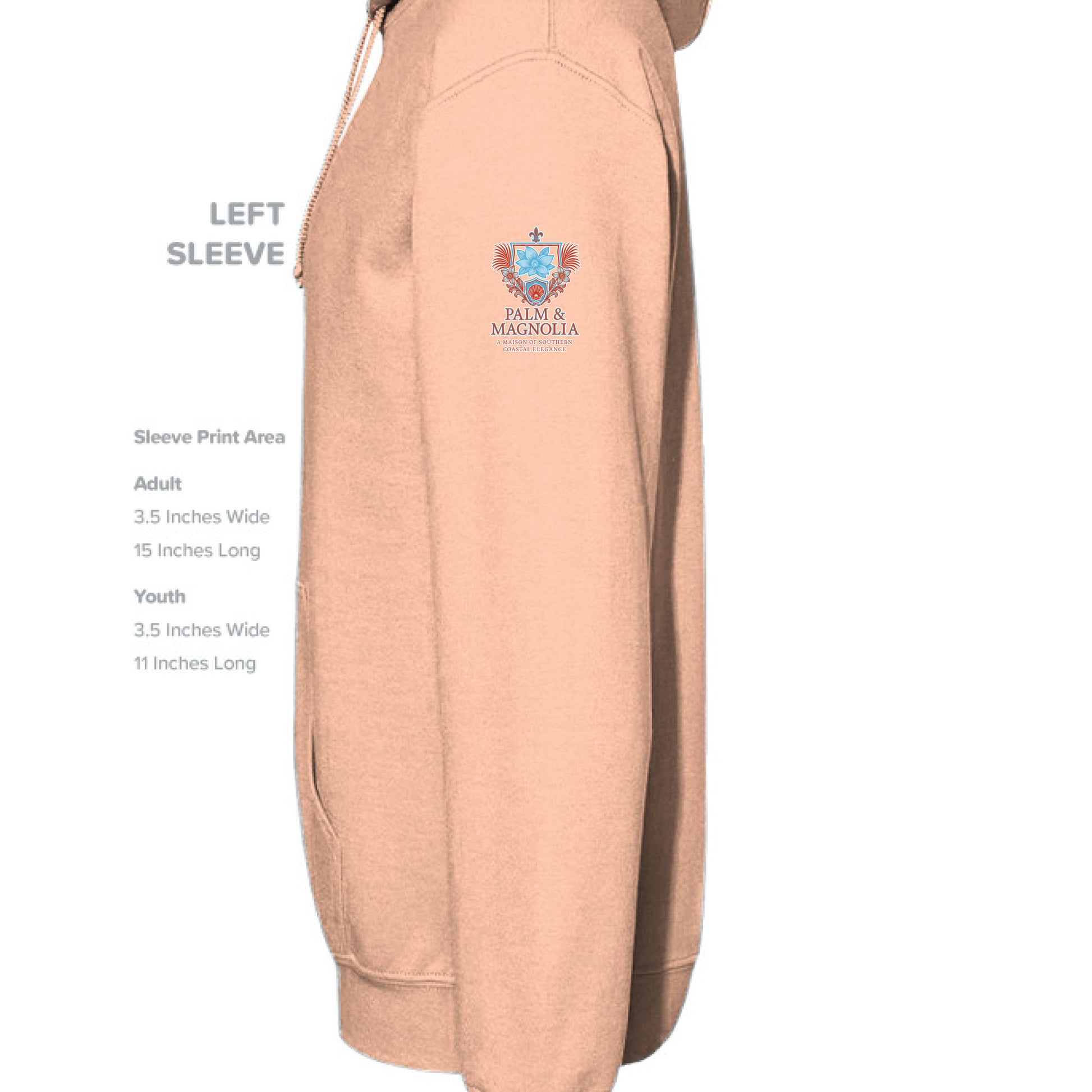 Cropped fleece hoodie with raw hem and drawcord in soft cotton-poly blend