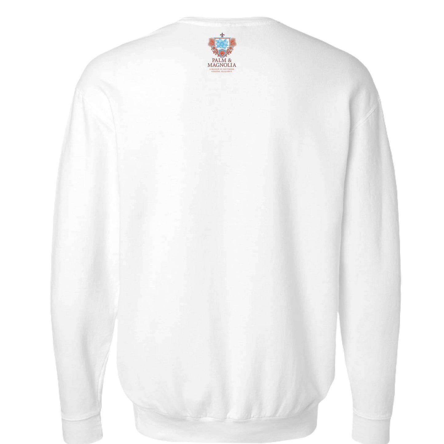 Lightweight unisex crewneck sweatshirt in cotton with relaxed fit and ribbed collar and cuffs.