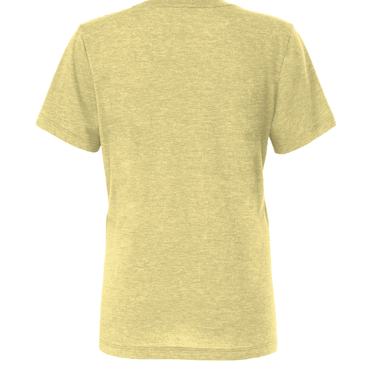 Soft, relaxed fit crewneck t-shirt made from a triblend fabric in various colors.