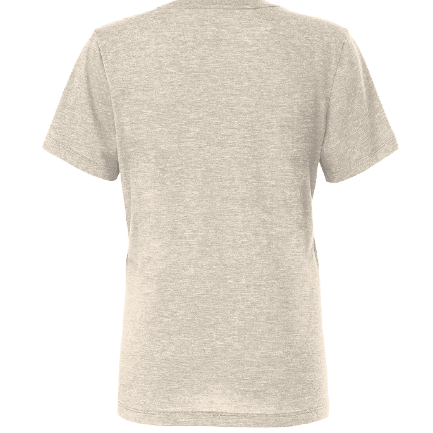 Soft, relaxed-fit crewneck t-shirt in a triblend fabric with a flattering silhouette.