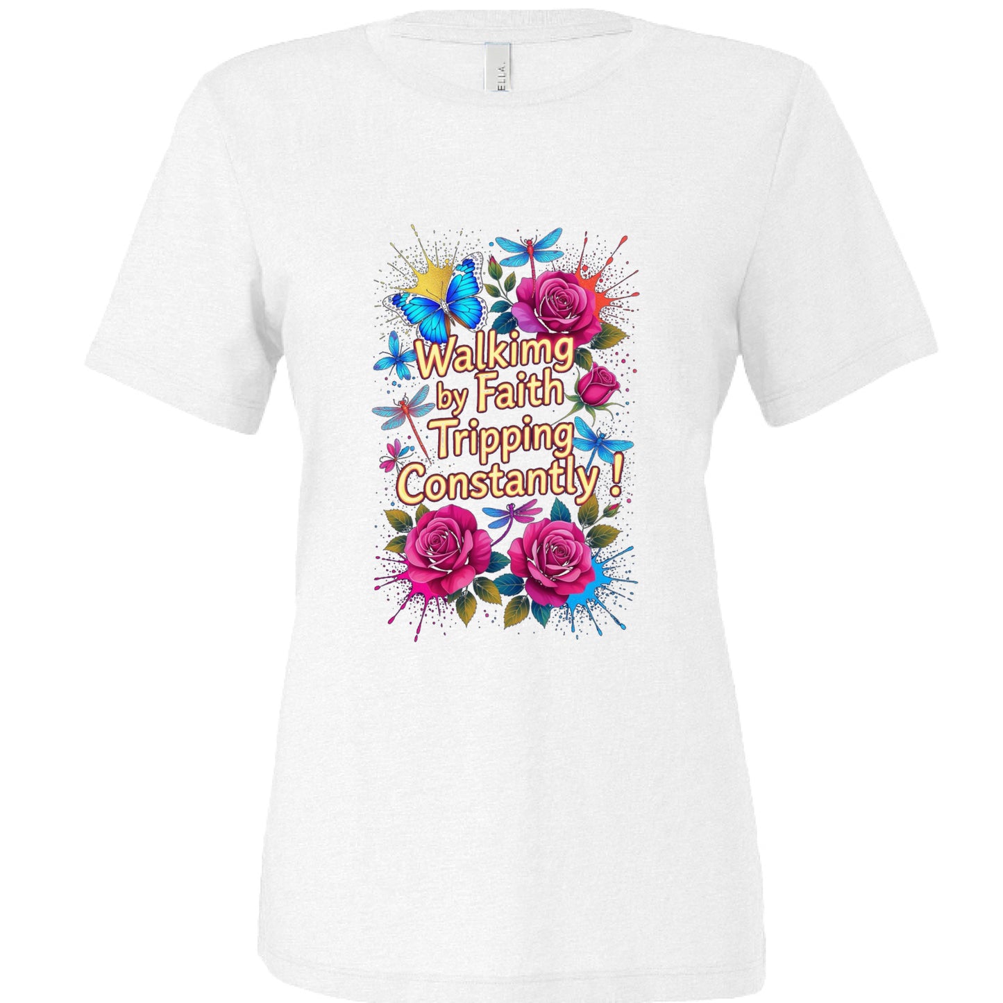 Soft, relaxed-fit crewneck t-shirt made from a triblend fabric in various colors.
