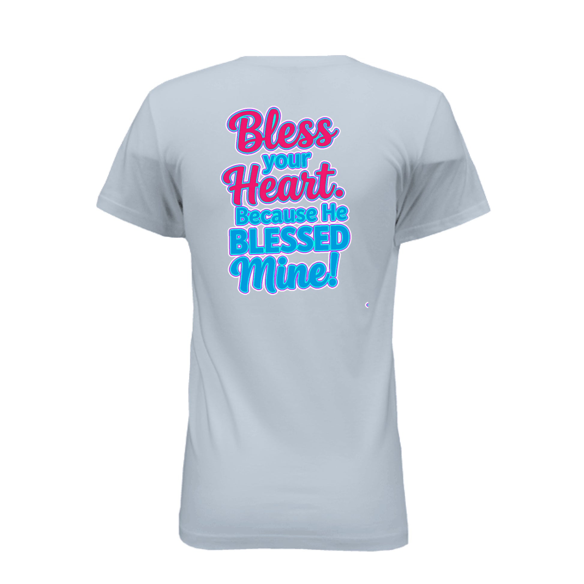 Relaxed fit ladies' short-sleeve cotton T-shirt with crewneck in soft jersey fabric