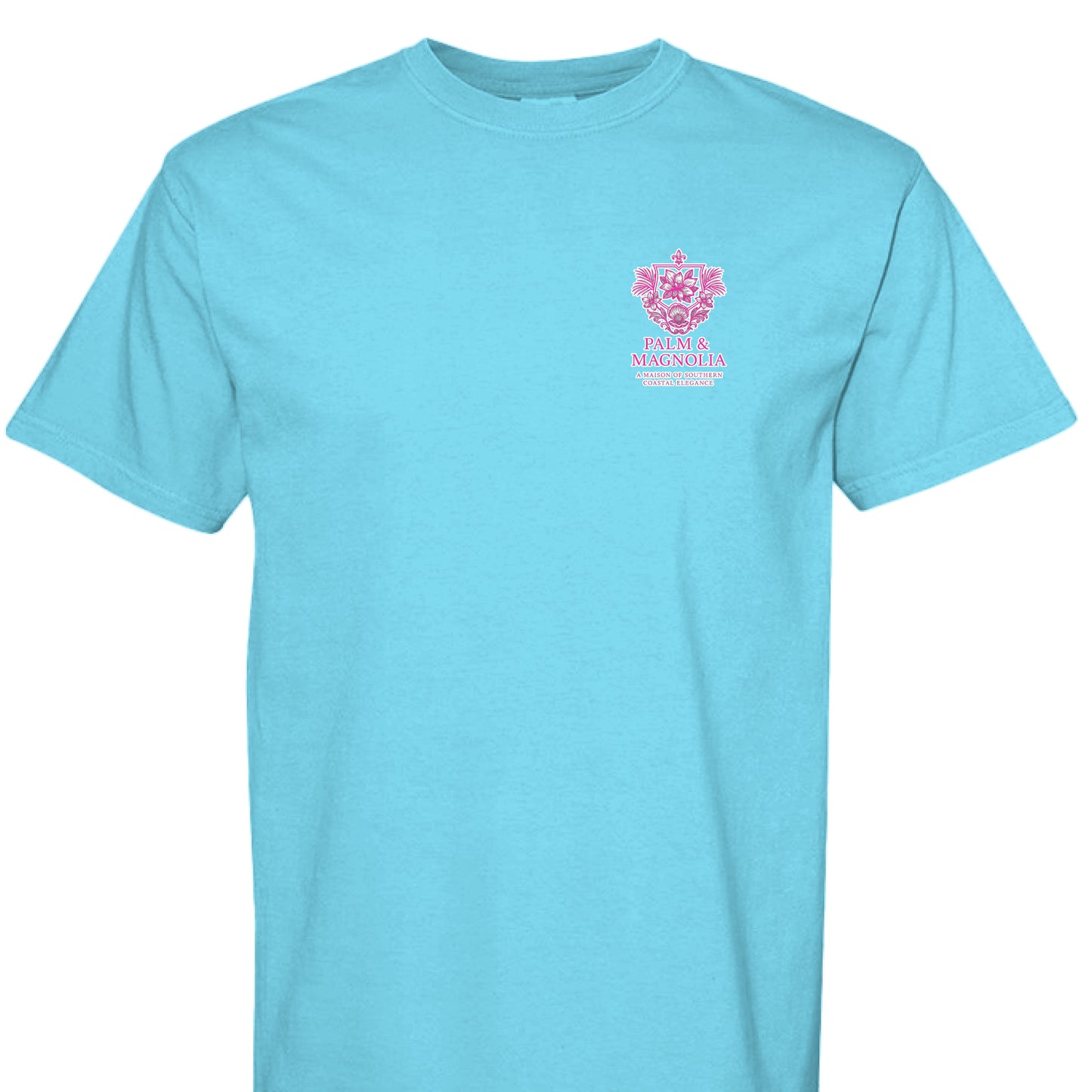 Lightweight, preshrunk adult t-shirt in soft-washed cotton with "Faith Hope and Love" design.