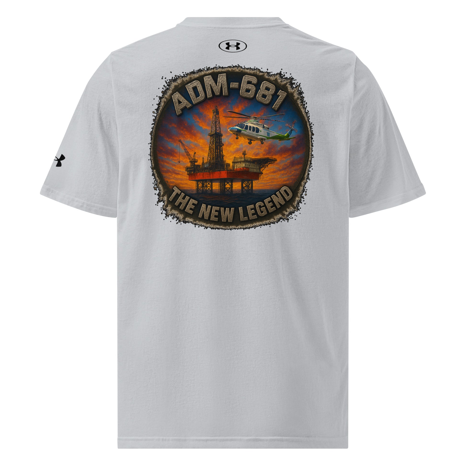 Lightweight Under Armour athletic t-shirt in relaxed fit with quick-drying fabric and split hem.