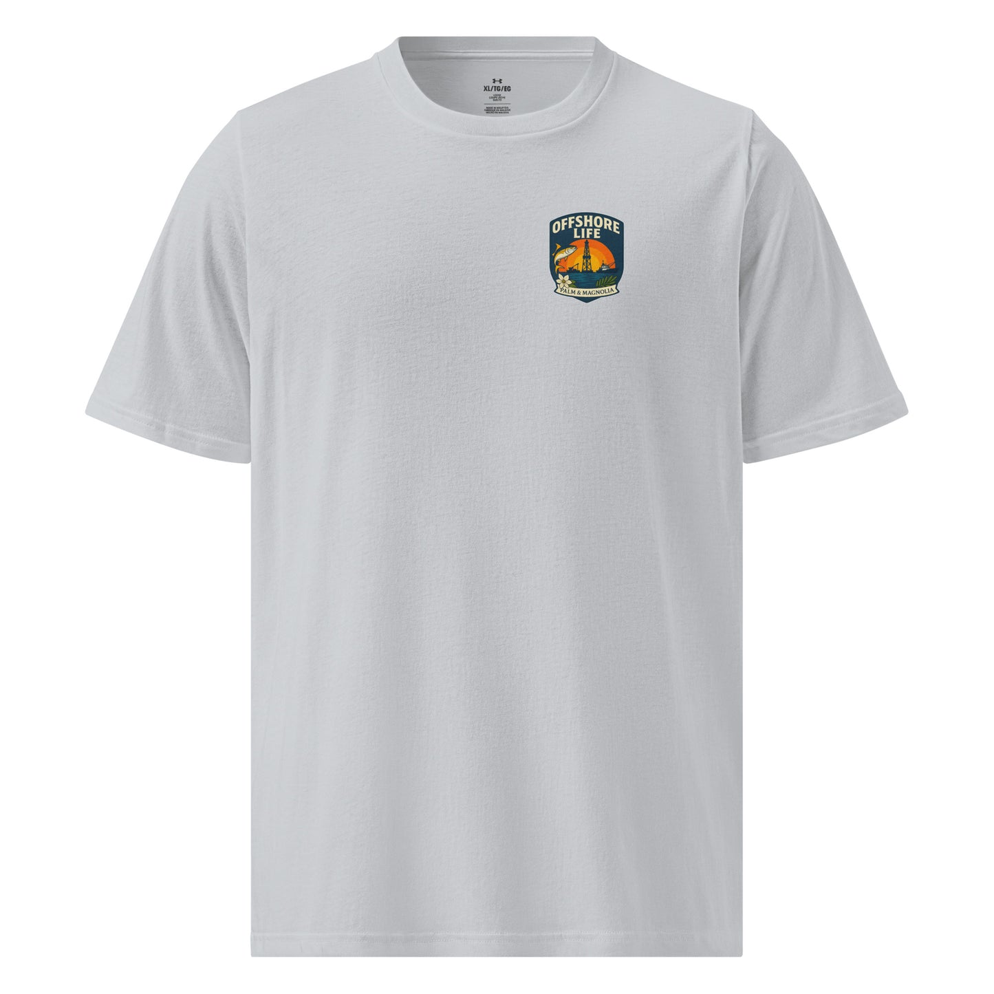 Under Armour athletic t-shirt in relaxed fit with quick-drying fabric and split hem design