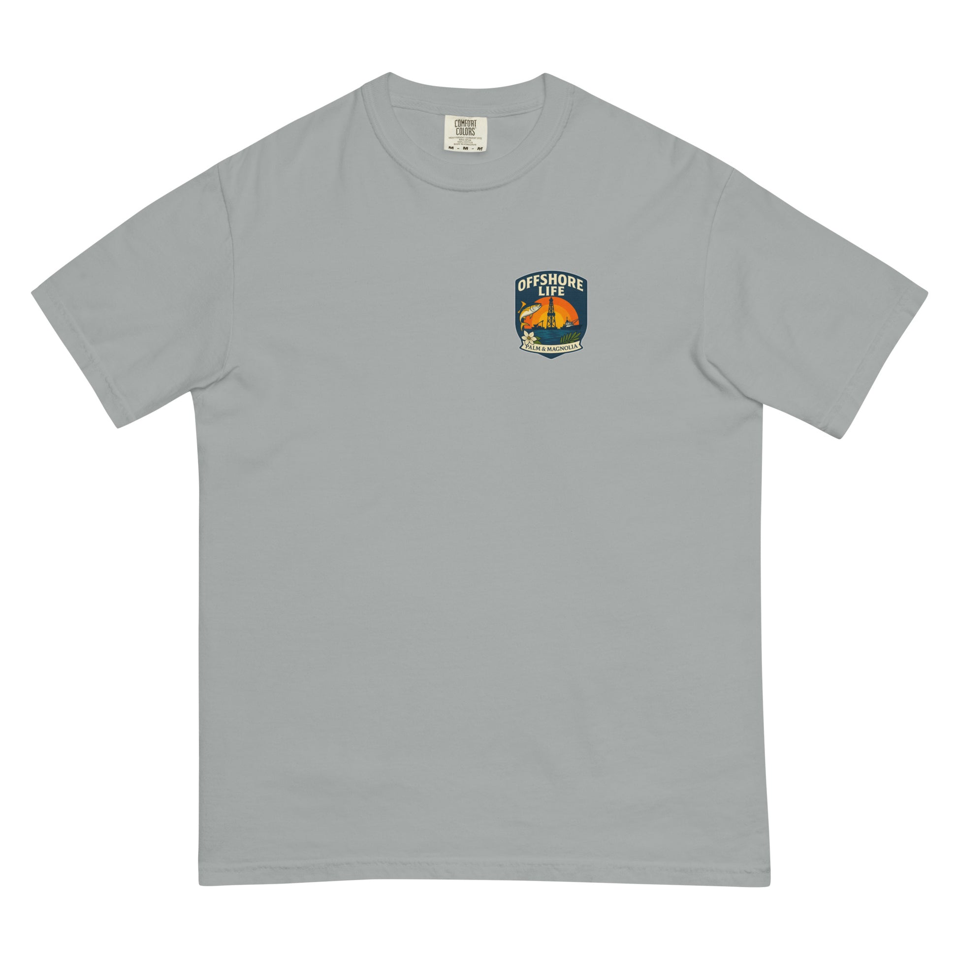 Unisex heavyweight t-shirt in garment-dyed ring-spun cotton with a relaxed fit.