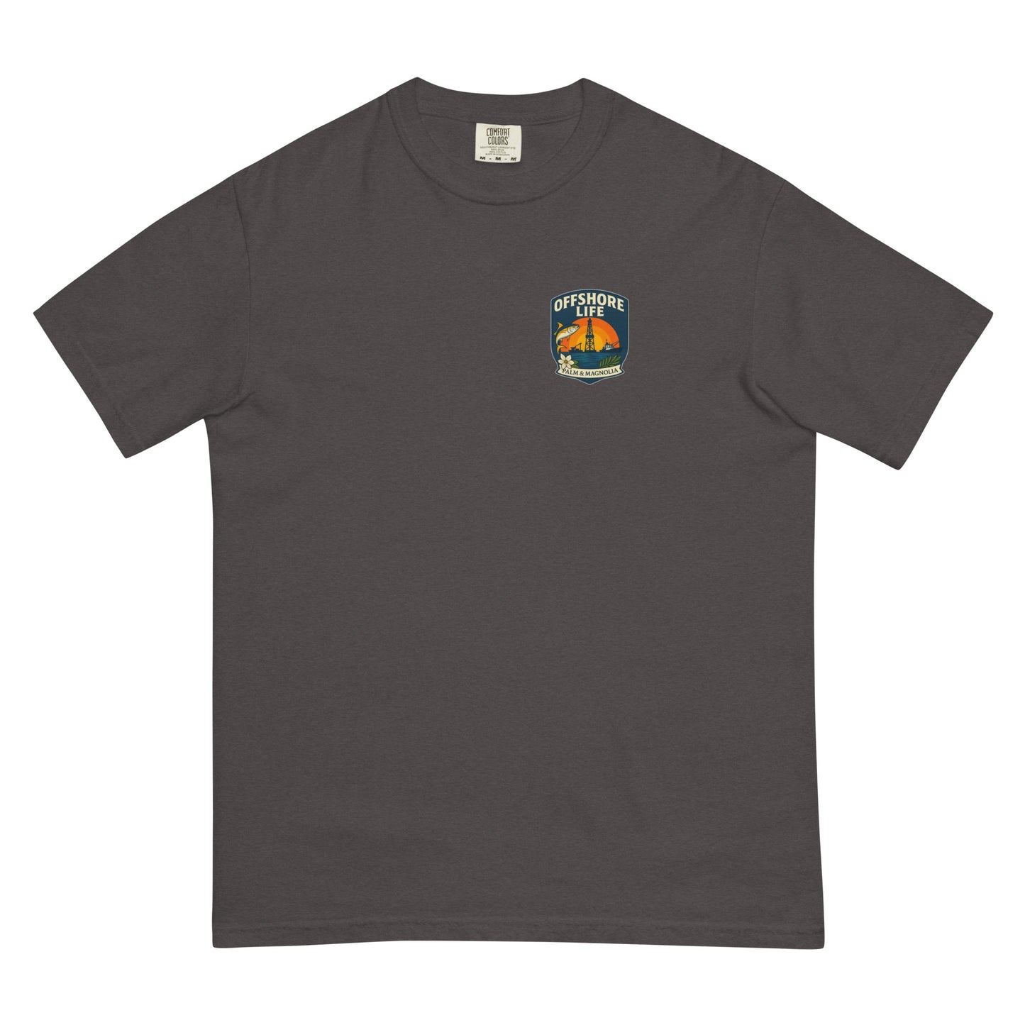 Unisex heavyweight t-shirt in garment-dyed ring-spun cotton with a relaxed fit and durable stitching.