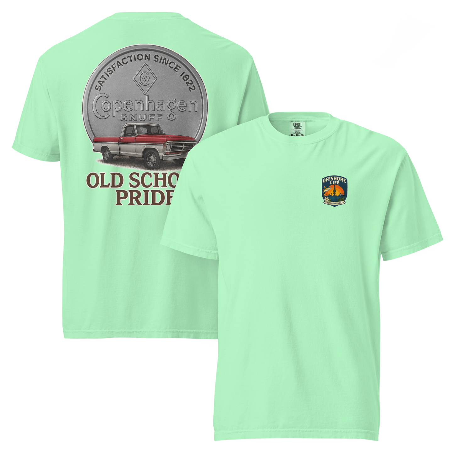 Heavyweight cotton t-shirt in relaxed fit, featuring a double-needle stitched collar.