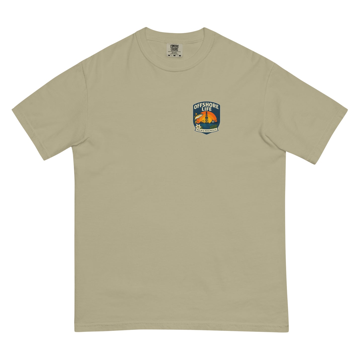 Unisex heavyweight t-shirt in garment-dyed ring-spun cotton with a relaxed fit.