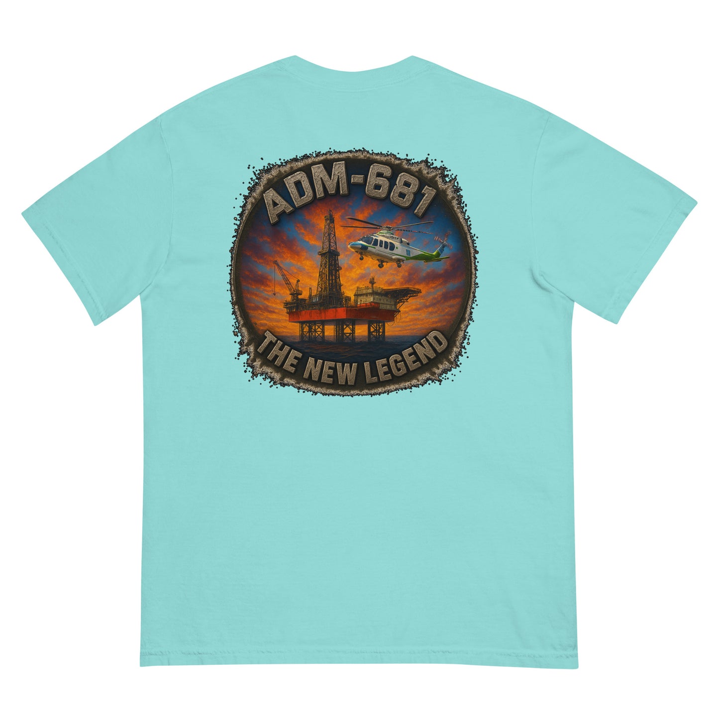 Unisex heavyweight t-shirt in garment-dyed ring-spun cotton with a relaxed fit.