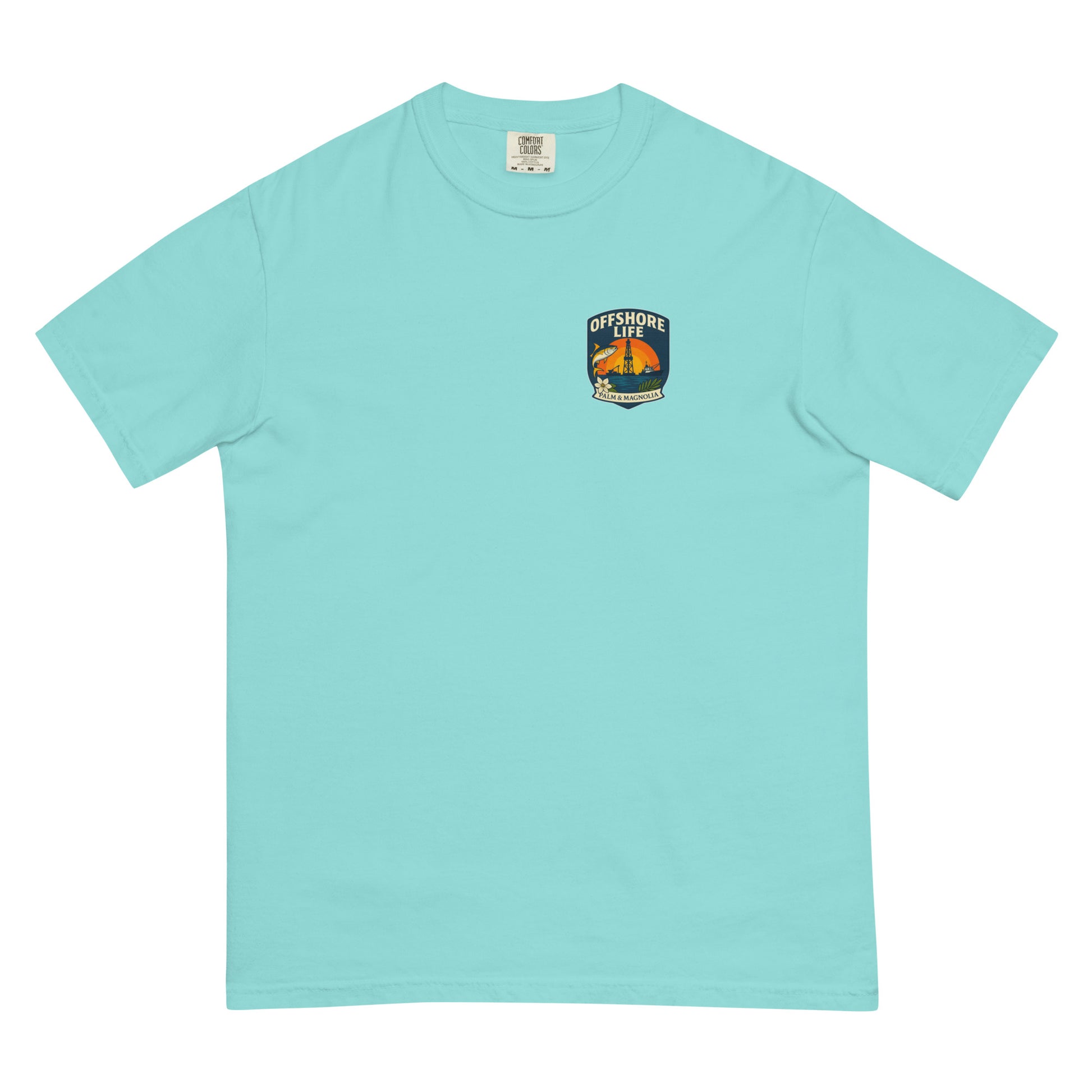 Unisex heavyweight garment-dyed t-shirt in relaxed fit made of 100% ring-spun cotton