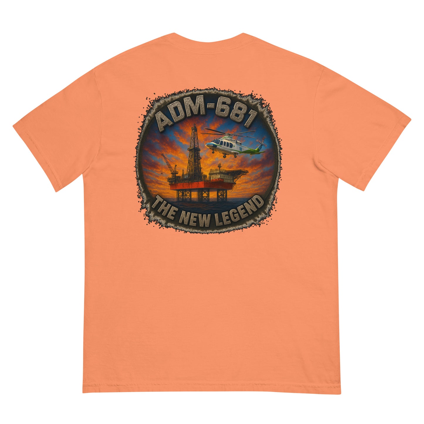Unisex heavyweight garment-dyed t-shirt in relaxed fit made from ring-spun cotton.
