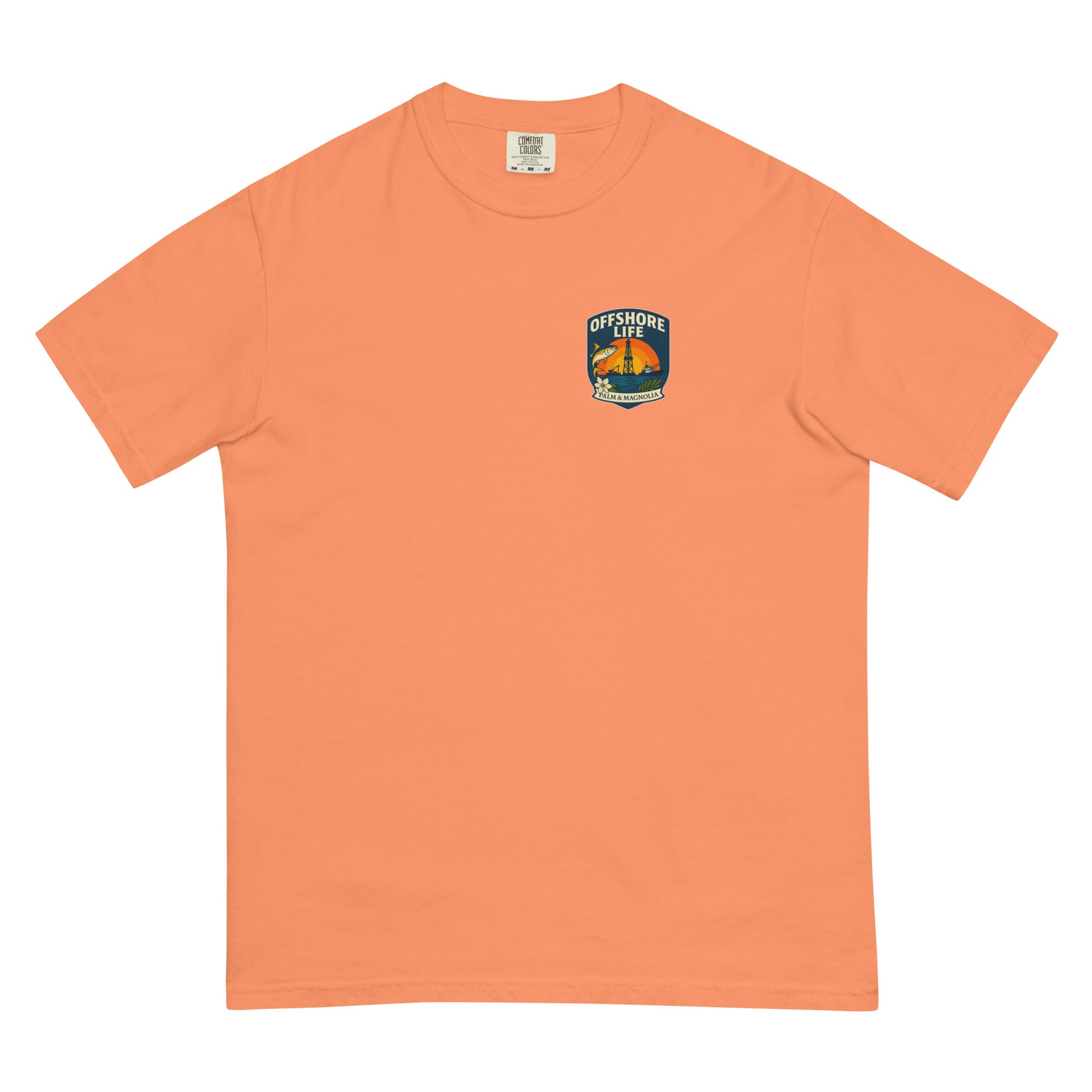 Unisex heavyweight t-shirt in a relaxed fit, made from soft ring-spun cotton and garment-dyed.