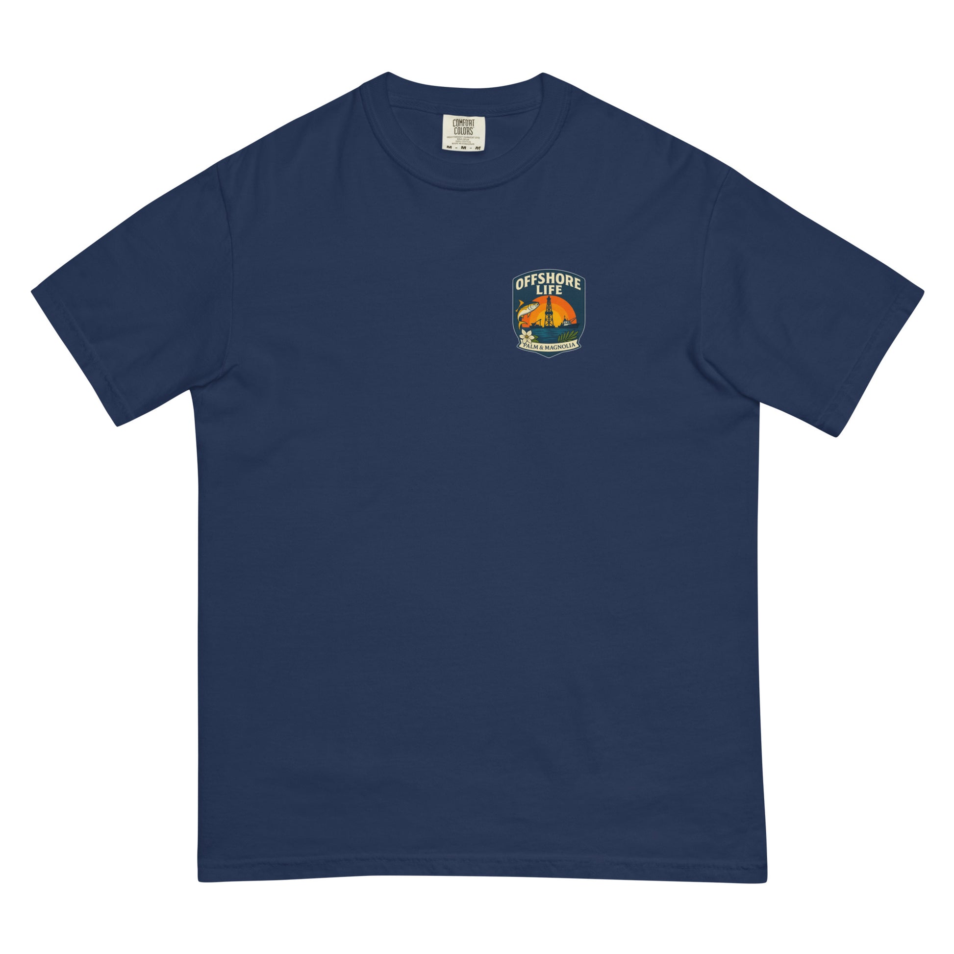 Unisex heavyweight t-shirt in garment-dyed ring-spun cotton with a relaxed fit and durable stitching.