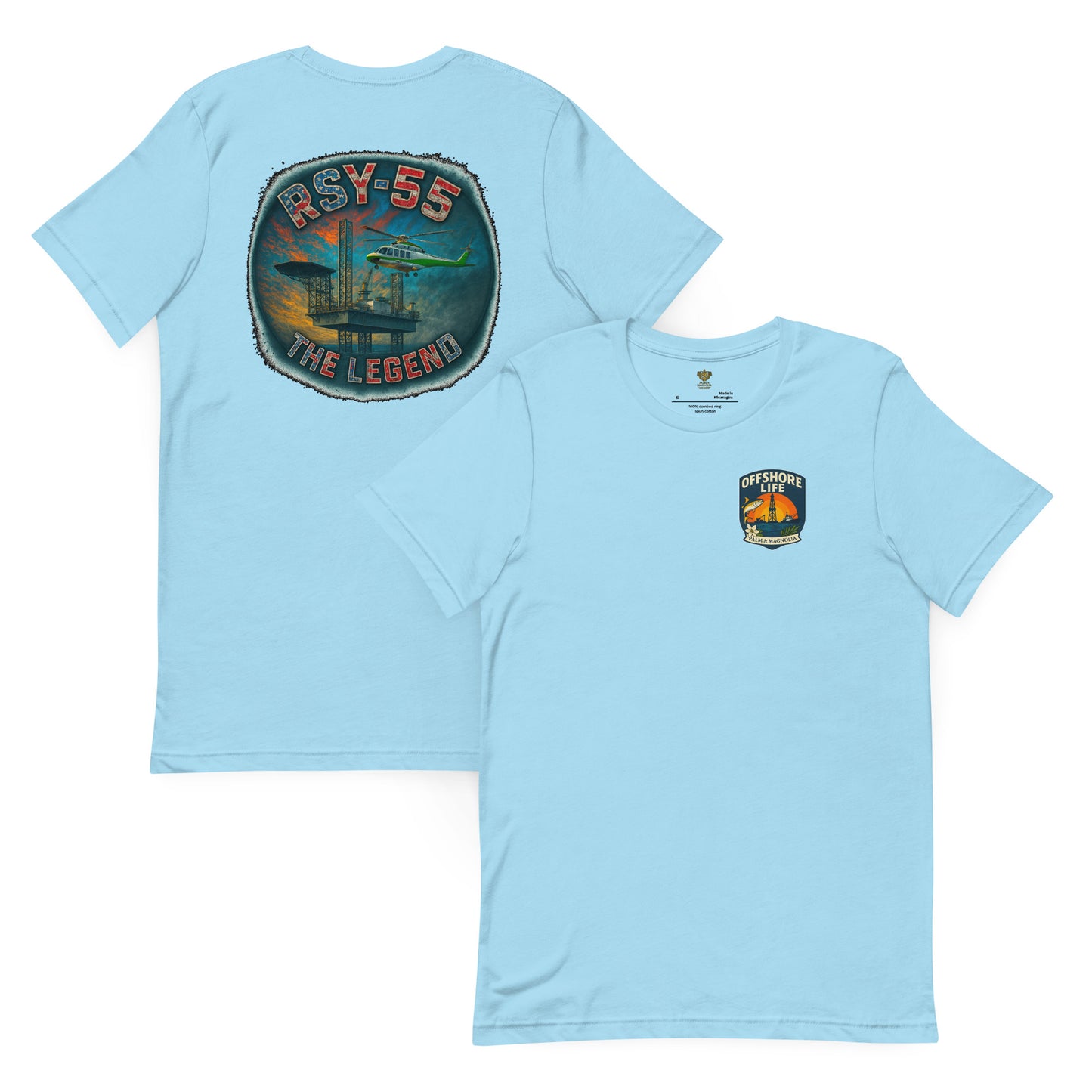 Unisex soft lightweight cotton blend t-shirt with side seams and shoulder taping in heather colors