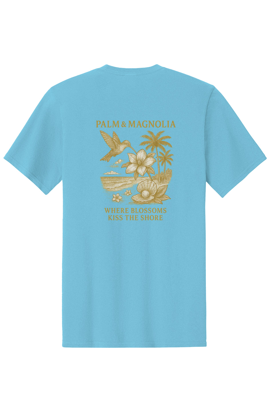 Where Blossoms Kiss the Shore Tee — Palm & Magnolia Private Label