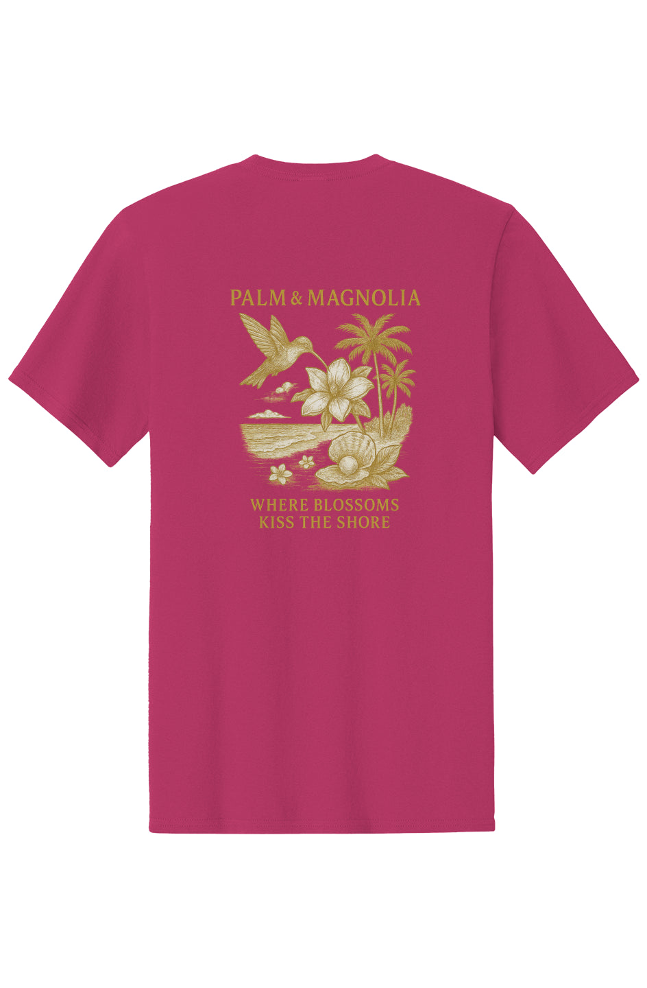 Where Blossoms Kiss the Shore Tee — Palm & Magnolia Private Label