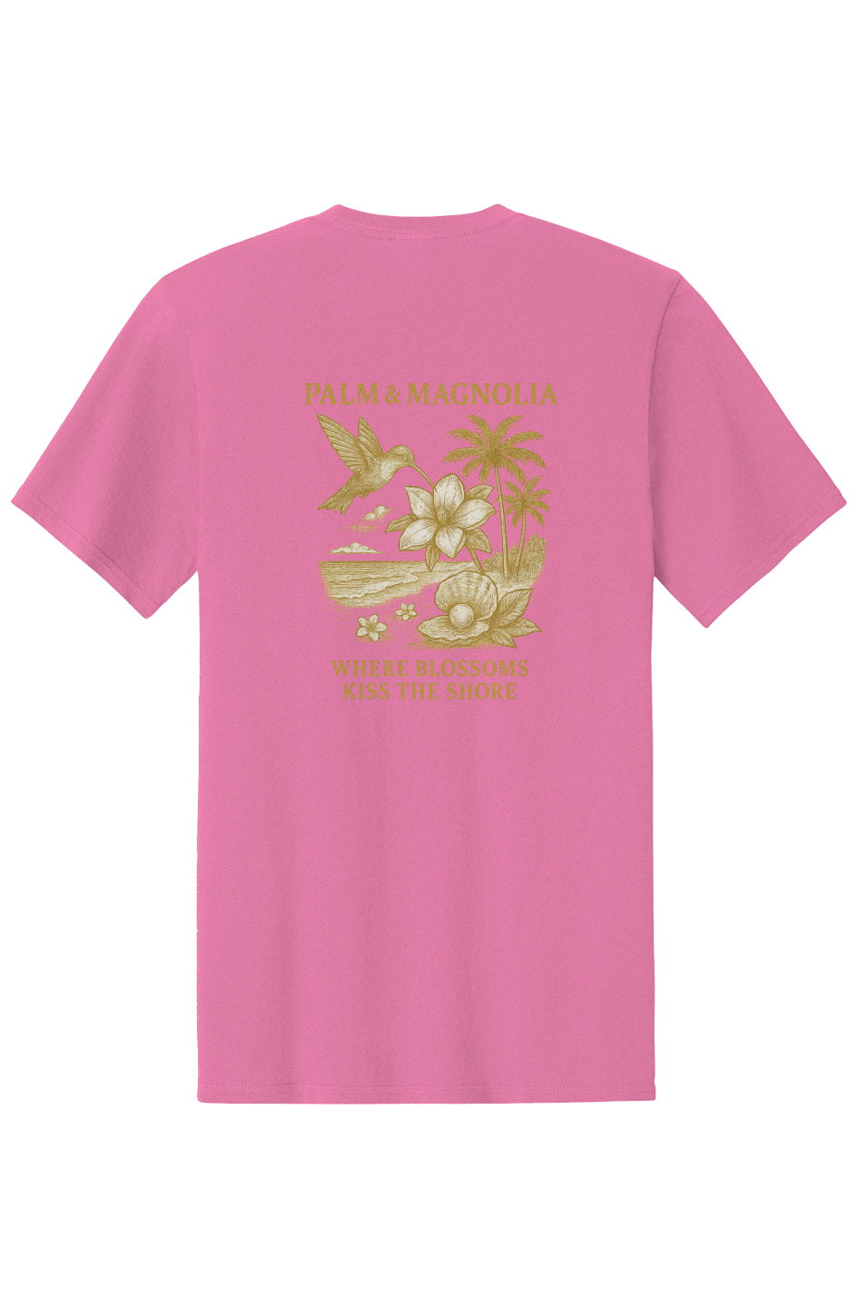 Where Blossoms Kiss the Shore Tee — Palm & Magnolia Private Label