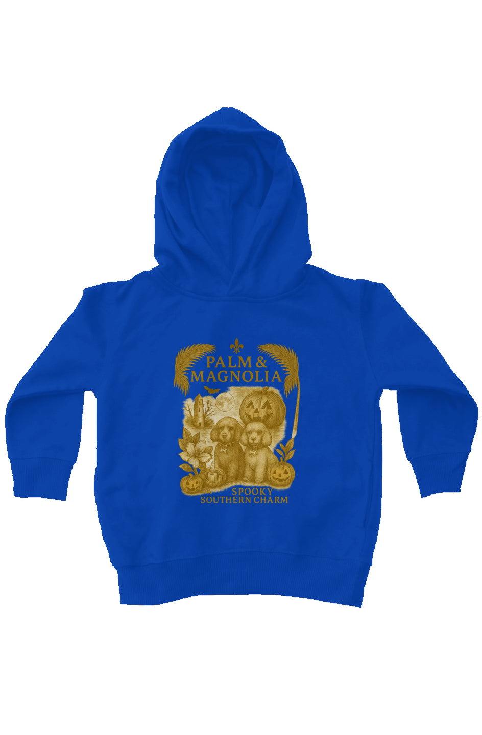 Spooky Southern Charm, Private Label Kids Fleece Hoodie