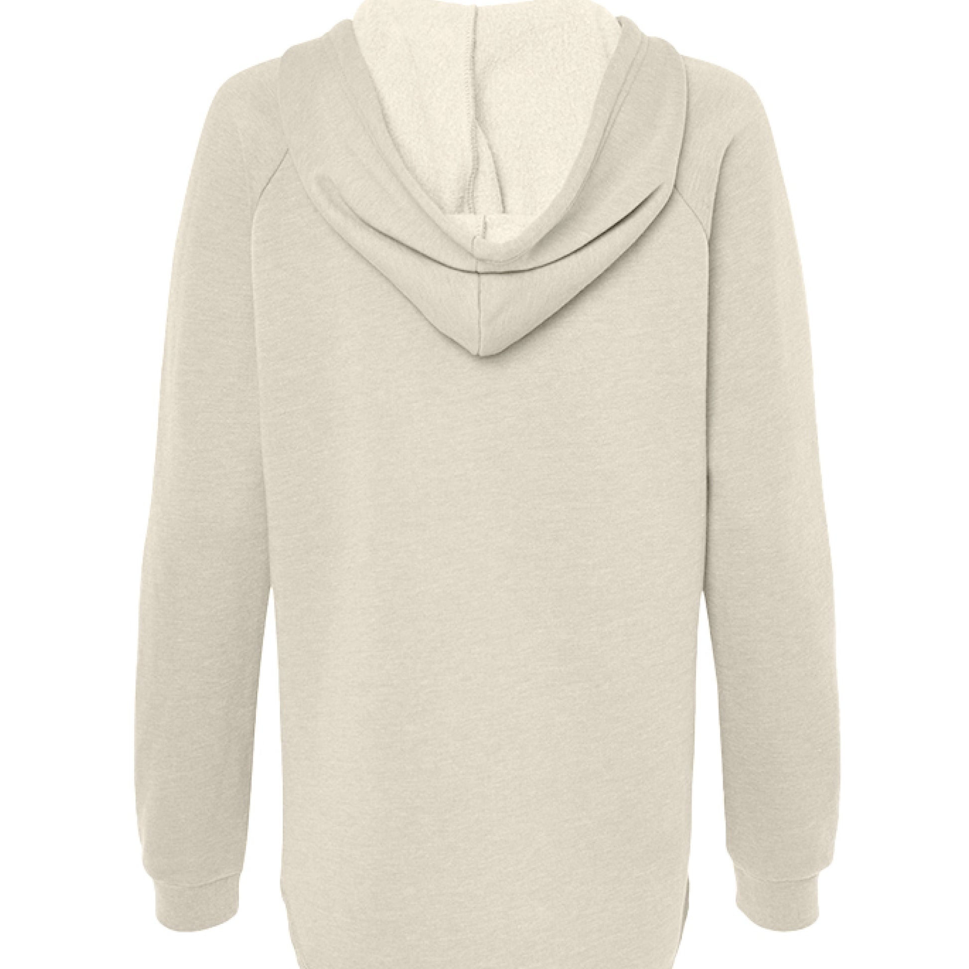 Lightweight hooded sweatshirt in wave wash with raglan sleeves and classic fit