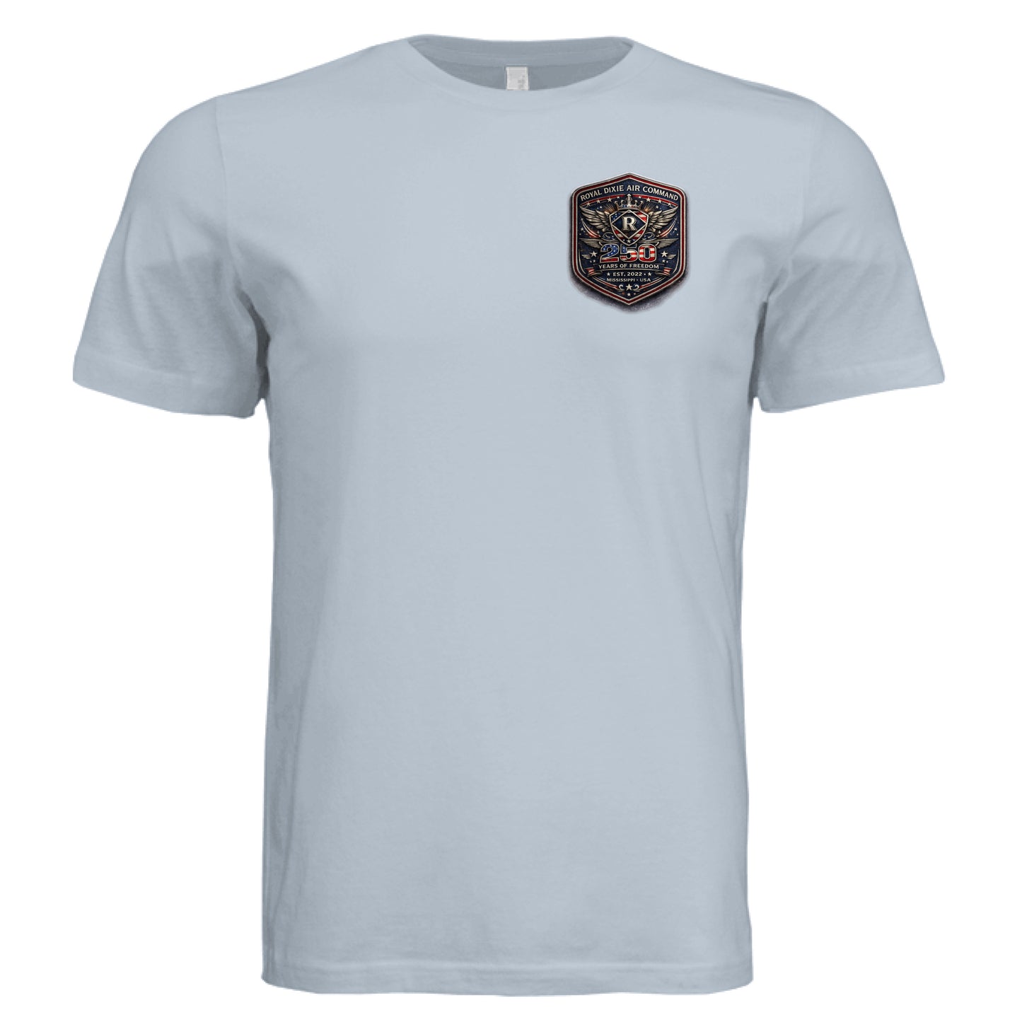 Solid Carolina Blue Triblend - FRONT