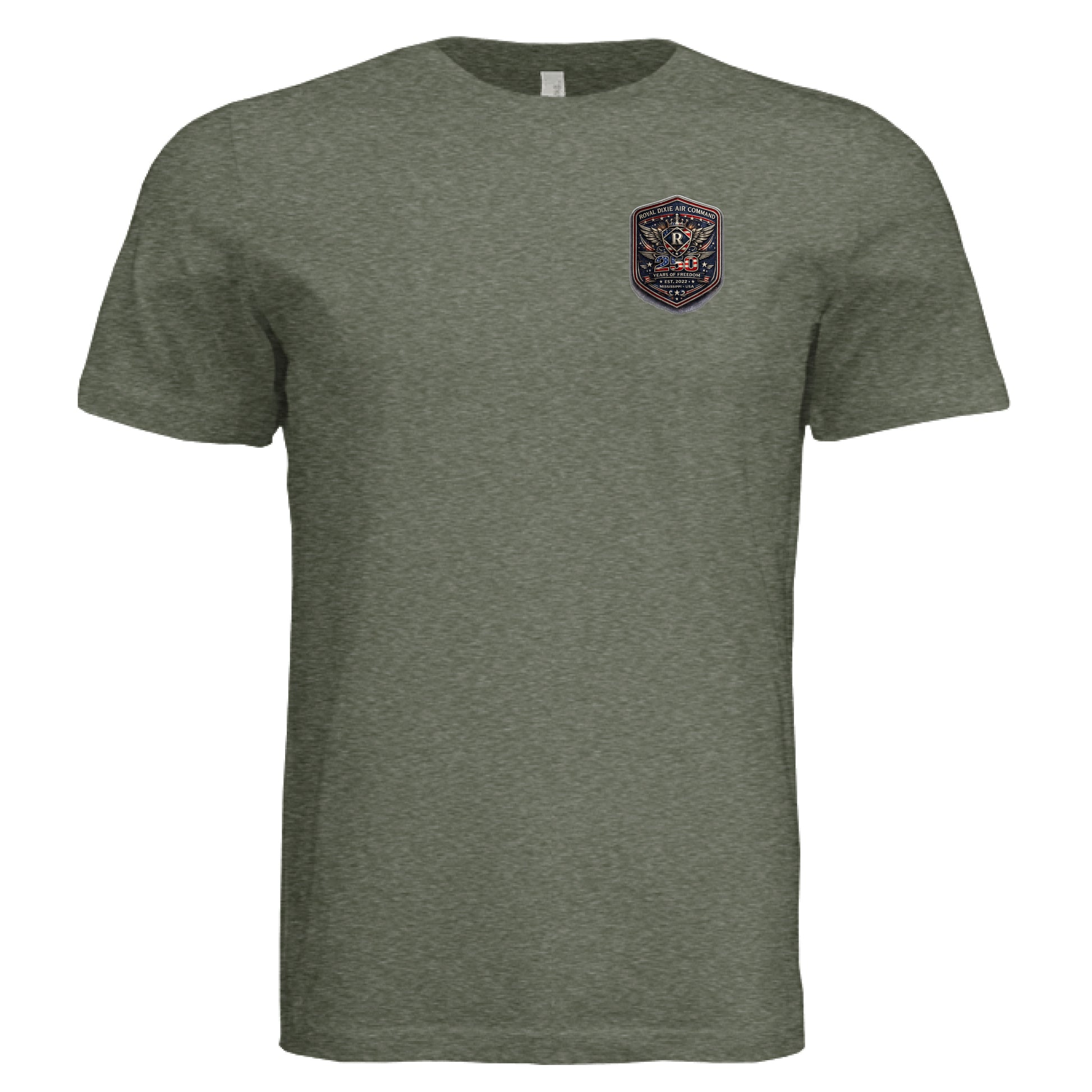 Military Green Triblend - FRONT
