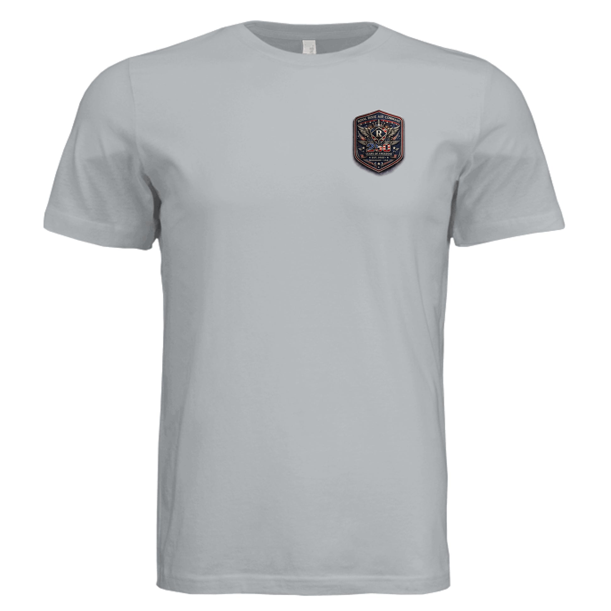Solid Silver Triblend - FRONT