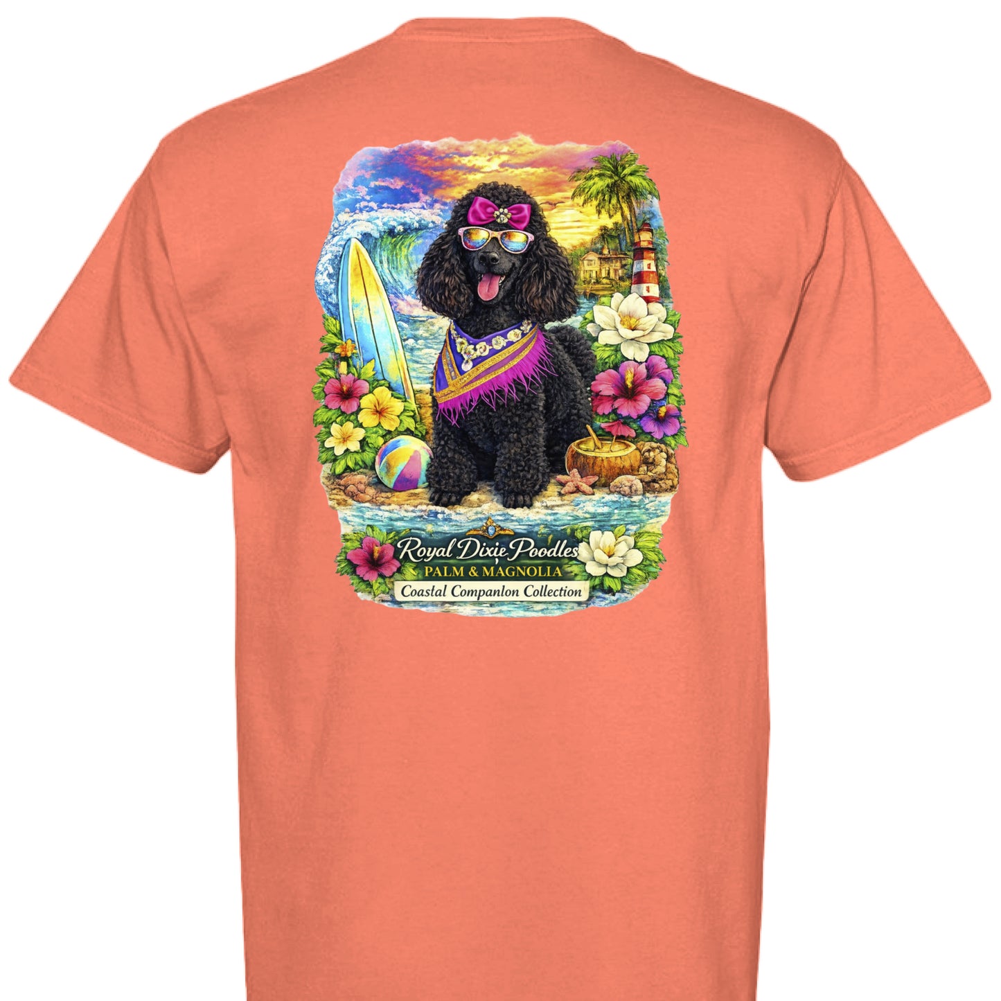 NEON RED ORANGE - BACK