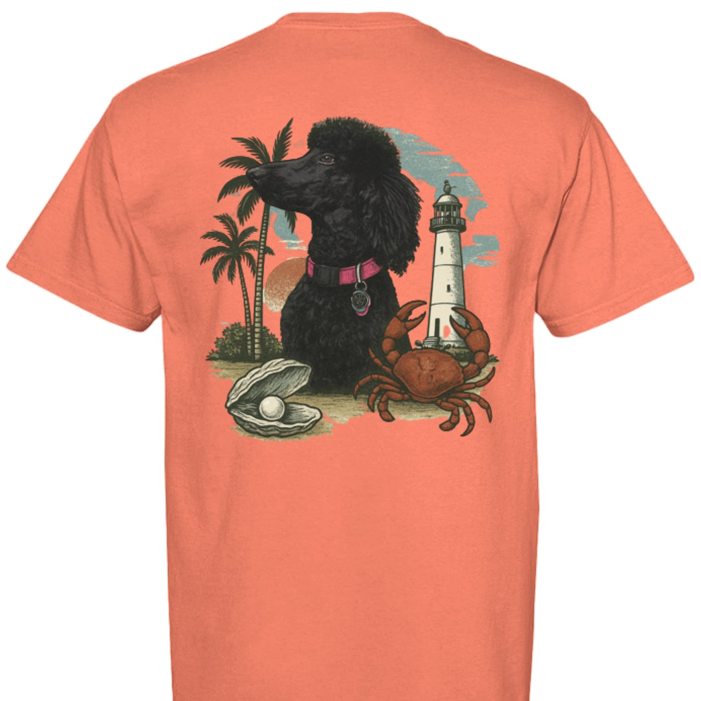 NEON RED ORANGE - BACK