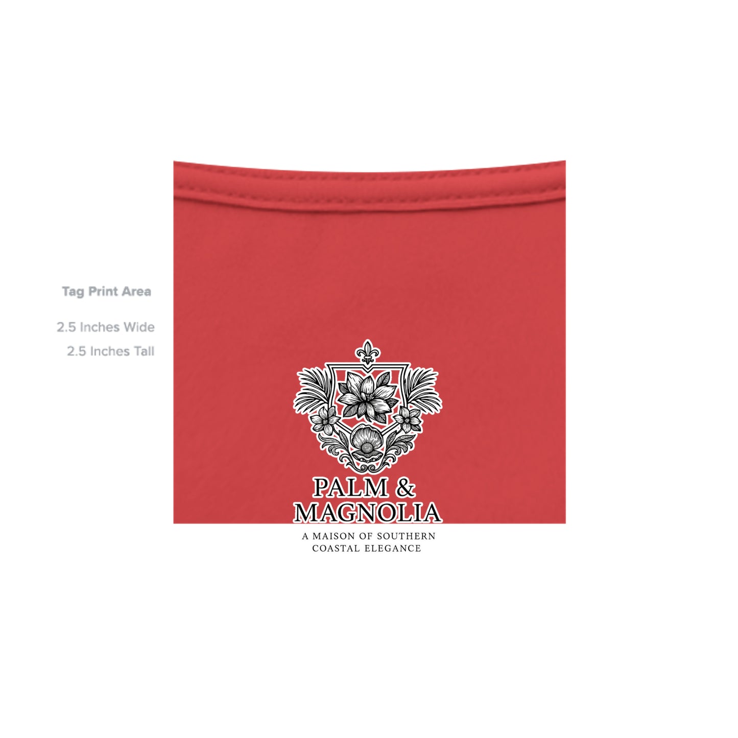 SOLID RED TRIBLN - 3413C - INSIDE_TAG_LINE