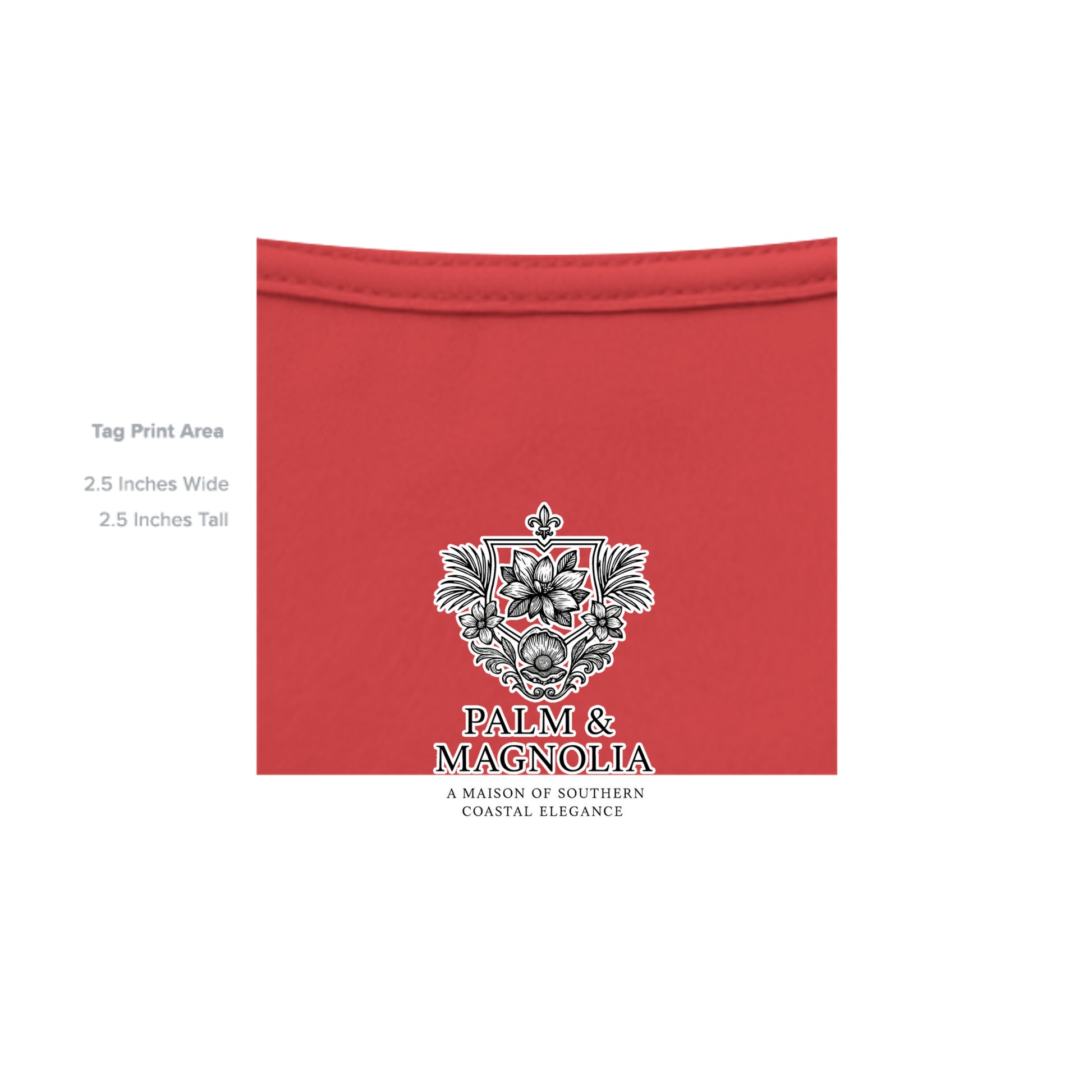 SOLID RED TRIBLN - 3413C - INSIDE_TAG_LINE
