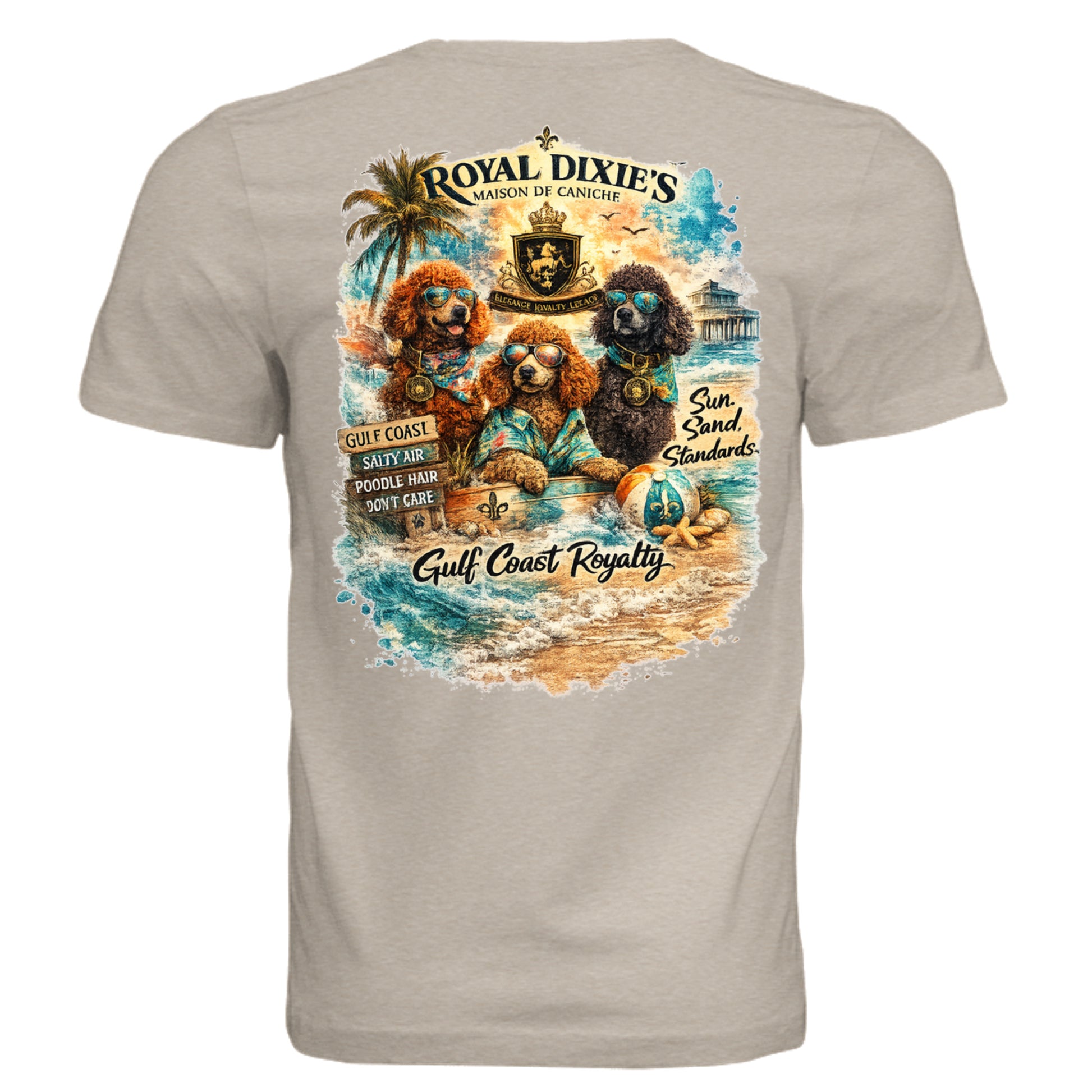 Tan Triblend - 3413C - BACK