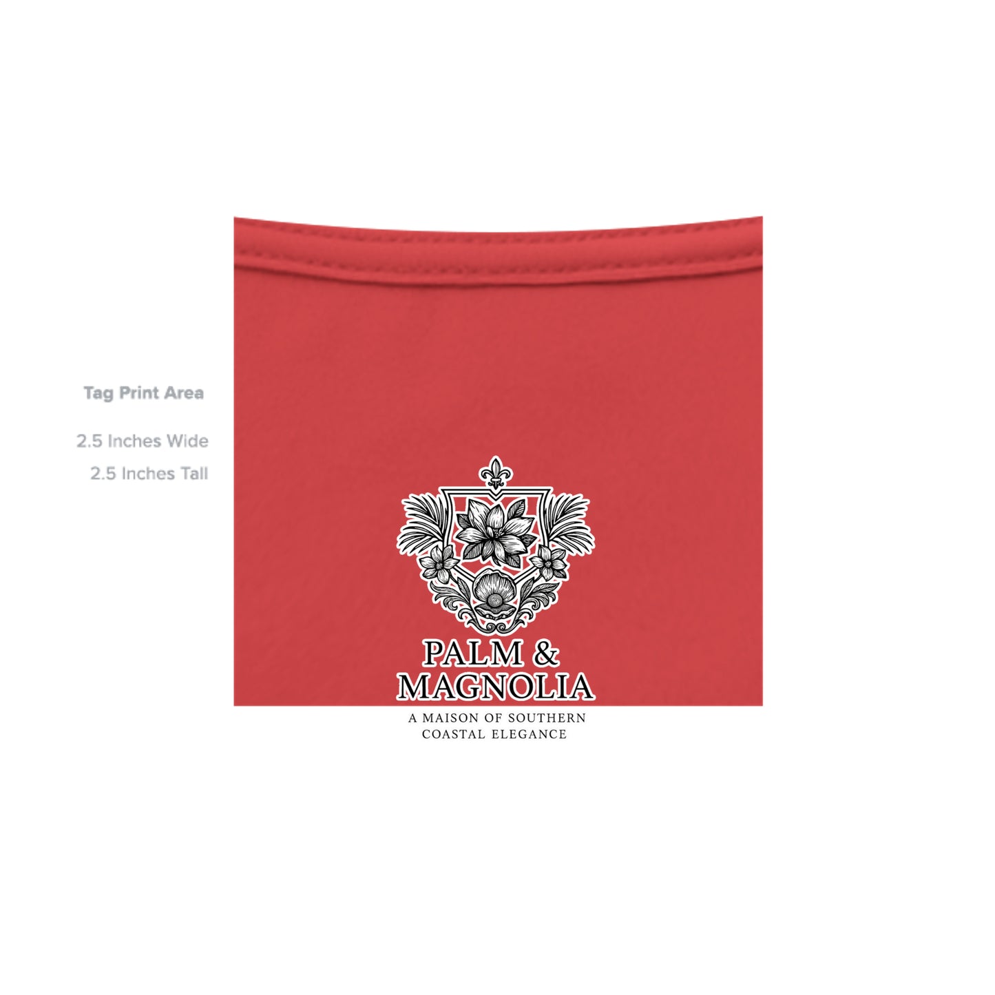 SOLID RED TRIBLN - 3413C - INSIDE_TAG_LINE