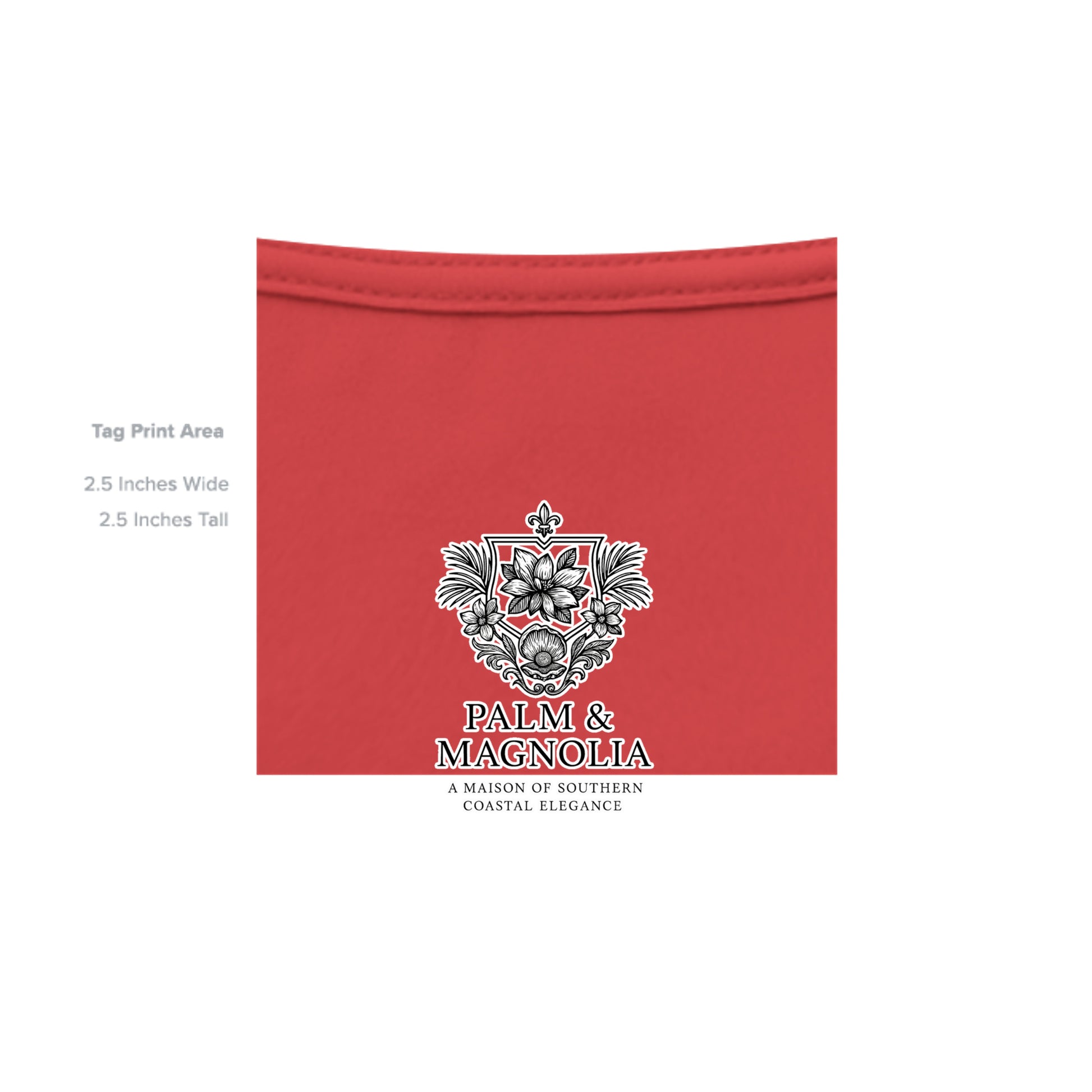 SOLID RED TRIBLN - 3413C - INSIDE_TAG_LINE