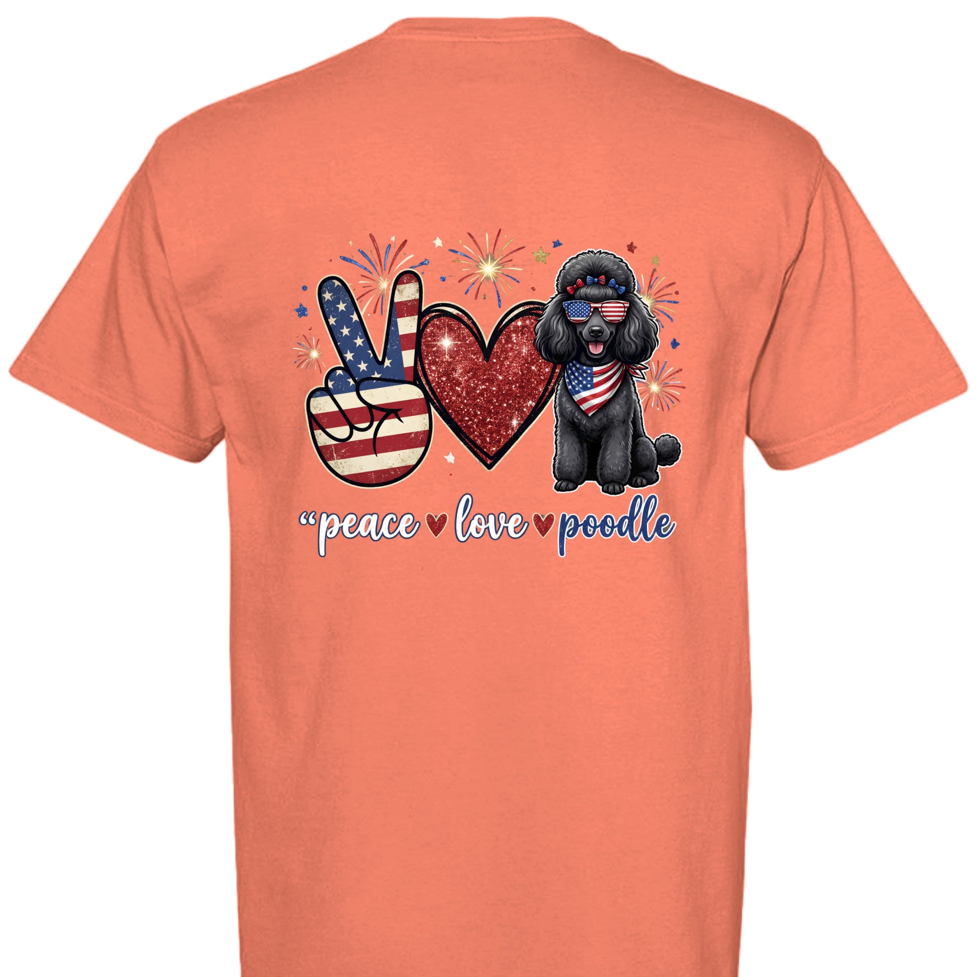NEON RED ORANGE - C1717 - BACK