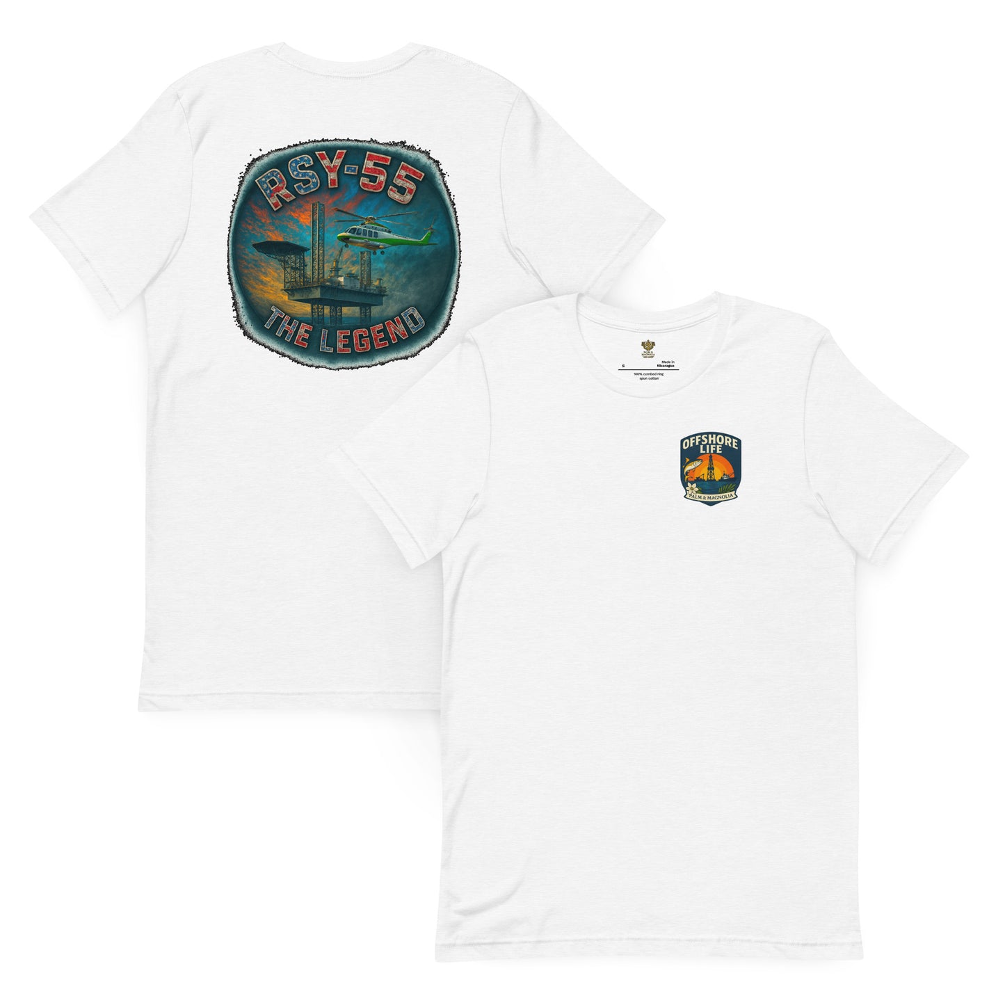 Lightweight unisex t-shirt made from soft cotton blend in heather color with side-seamed construction.